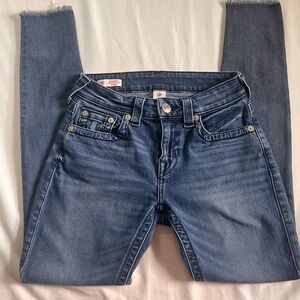 True Religion Jeans with fringe bottom